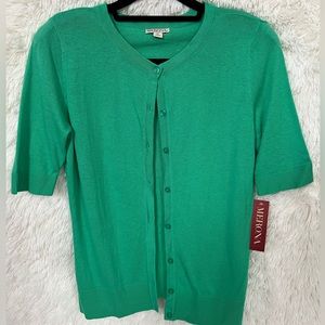 NWT Merona green button down